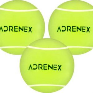 Adrenex by Flipkart Light Cricket Tennis Ball  (Pack of 3, Yellow)