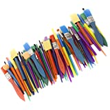 BOSOBO Paint Brushes Set, 2 Pack 20 Pcs Round Pointed Tip Paintbrushes