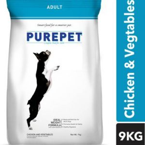 purepet Adult Chicken, Vegetable 9 kg Dry Adult Dog Food