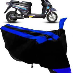 SmartBuy Two Wheeler Cover for Hero  (Black, Blue)