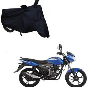 SmartBuy Two Wheeler Cover for Bajaj  (Discover, Black)