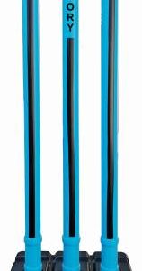 VICTORY Heavy Plastic Cricket Stumps Set (Blue)