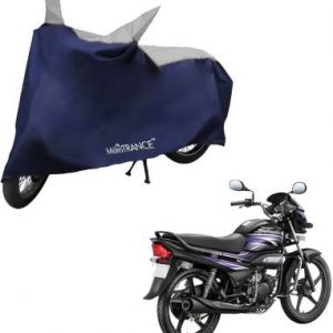MOTOTRANCE Two Wheeler Cover for Hero  (Super Splendor, Blue)