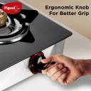 Pigeon Popular 2 Burner Glass Cooktop Glass Manual Gas Stove  (2 Burners)